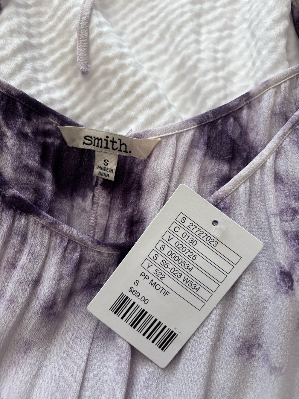 Smith Purple Tie Dye Wide Leg Jumpsuit - Picture 7 of 7